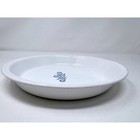 Corning Ware Blue Cornflower 9 Inch Pie Plate P-309 Vintage White Bakeware Usa