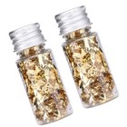 2pcs Multifunction Bottled Decorative Gold Foil Paper For Food Dessert