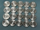 20 Coin Full Roll 1985 Mexican Libertad Onza 1 Oz Silver Uncirculated Coins