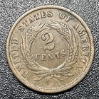 1864 Two Cent Piece Large Motto Nice Civil War Era Type Coin