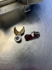 Vintage Vespa Scooter And Pins