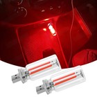 2pcs Usb Car Led Lighting Retro Auto Mood Lamp Night Lamps Usb Touch Night Light
