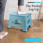 Folding Lightweight Step Stool Is Sturdy Enough To Support Adults And Safe En   