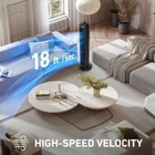 Holmes 29  Manual Tower Oscillating Fan With Clean Breeze