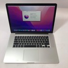 2015 Apple Macbook Pro 15  I7 2 8ghz 16gb Ram 1tb Ssd Silver A1368