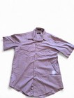70   s Vintage Christian Dior Monsieur Light Purple Short Sleeve Dress Shirt