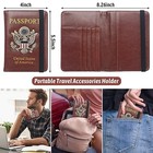 Rfid Passport Holder Wallet With Vaccine Card Slot  Waterproof Travel Document