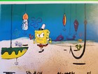 Spongebob Squarepants Original Production Cel Cell Animation Art Hooky