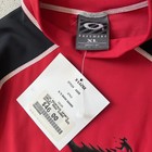 Vintage Y2k Oakley Software Red Black Skull Surf   Swim Rash Guard Brand New 