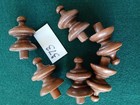 Lot Of 6 Nos Wooden Finials  373