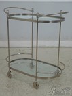69563  Steel Modern Design Glass Top Serving Tea Dessert Cart