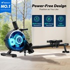 Merach Electromagnetic Q1s Rowing Machine Quiet 16 Level Resistance For Home Gym