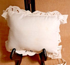 Vtg Small Embroidered Pillow Nursery Decoration  the Prince Is Sleeping 