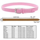 Elastic Fabric Braided Belt enduring Stretch Woven Belt For Mens Belt Unisex