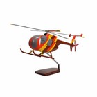 Hughes Helicopters 500d Magnum Pi Large Handcrafted Mahogany Model