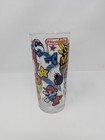 Super Mario Bros 2 Promotional Drinking Glass Nintendo  Vintage  1989