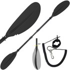 Kayak Paddle For Adults 70 To 95in Paddle Board Paddles Black 70-96inch