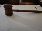 Uss Battleship Oregon Salvaged Teak Gavel W  Plaque 1940s Rare