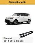 Windshield A-pillar Trim Molding Set  Compatible With Front 2014-2019 Kia Soul