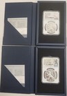  2  2017 Netherlands 1 Oz Silver Lion Dollar Restrike Coins Ngc Pf70    Ms70 Coa