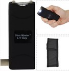 Stun Master Police Black Mini Stun Gun 4 4 Milliamp Rechargeable Led Flashlight 