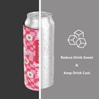 Slim Standard 12oz Can Holder For Beer soda  8 Pack Can Cooler Sleeve For Bev   