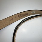 Nocona Vintage Black Leather Belt With Silver Buckle 36 Removable Buckle