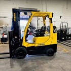 2021 Hyster S60ft 6000lb Used Lp Gas Forklift Sideshift Fork Positioner