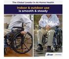 Drive Medical Blue Streak Lightweight Wheelchair W Swing-away Footrests 18    Seat
