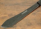 21    Machete Black Bolo 6mm Thick Heavy Duty Rubber Handle Stealth Swat Outdoor