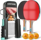 Professional Ping Pong Paddles Set Of 2 4 With Table Tennis Rackets And 3 Sta   