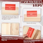 10pcs Drywall Fitting Tool Plasterboard Fixing Tool Positioning And Fixing 9276