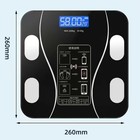 Usb Rechargeable Digital Body Fat Scale Smart Electronic Bathroom Weighing Scale