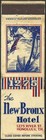Crown Match Pre Statehood   New Bronx Hotel   Matchcover Honolulu Hawaii T  H 