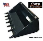 New 60  Hd Skid Steer Dirt Bucket with Teeth kubota bobcat tractor etc