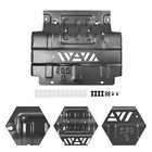 Lower Front Splash Shield Protector Underbody For 2018-2022 Ford F-150 3d Alloy