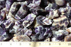 Chevron Amethyst - Rough Rocks For Tumbling - Bulk Wholesale 1lb Options