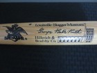 Babe Ruth Louisville Slugger Hillerich bradsby Museum Full Size Bat 34 Inch