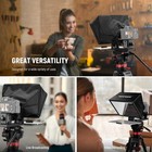 Neewer X12b 12in Aluminum Teleprompter Bluetooth Remote App Ipad Phone