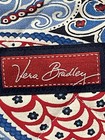Vera Bradley Purse Seaside Miller Tote Bag Capri Blue Paisley Rope Handles Xl