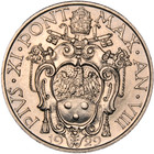 1929 Pius Xi Vatican 1 Lira Virgin Mary Low Mintage Ms  Pl Key Date