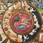 Tibetan Buddhist Thanka  Thangka Painting  Hand Painted On Cloth  14 5x18 5 