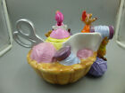 Nice Walt Disney Cinderella And Mice Sewing Basket Teapot   Prompt Safe Shipping