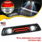 For 09-14 Ford F150 3rd Third Brake Light Led Smoke Rear Reverse Tail Cargo Lamp