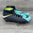 Nike Skin Hypervenom Phatal 3 Soccer Cleats Women   s Size 8 Aqua Blue 881546