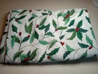 Christmas Holly Tablecloth By Tobin 60x96 Inches  Cotton polyester 