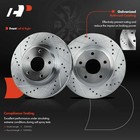 11 65 Inch Front Drilled Slotted Brake Rotors For Altima Maxima I35 2pc Set