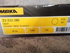 New Mirka 23-332-280 Gold Psa Disc P280 Grit 5  Dia 100 Discs  r10 