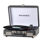 Portable Vinyl Record Player - 3-speed Turntable  Bluetooth  Retro Suitcase  180