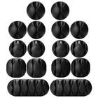 26pcs Cable Reel Organizer Clip Charger Desktop Wire Clamp Power Cord Management